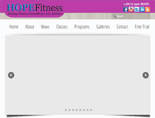 Tablet Screenshot of hopefitness.org